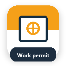 Work permit Dubai jobs guide icon