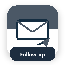 Follow-up remote interview icon