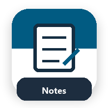 Notes remote interview icon