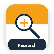 Research remote interview icon