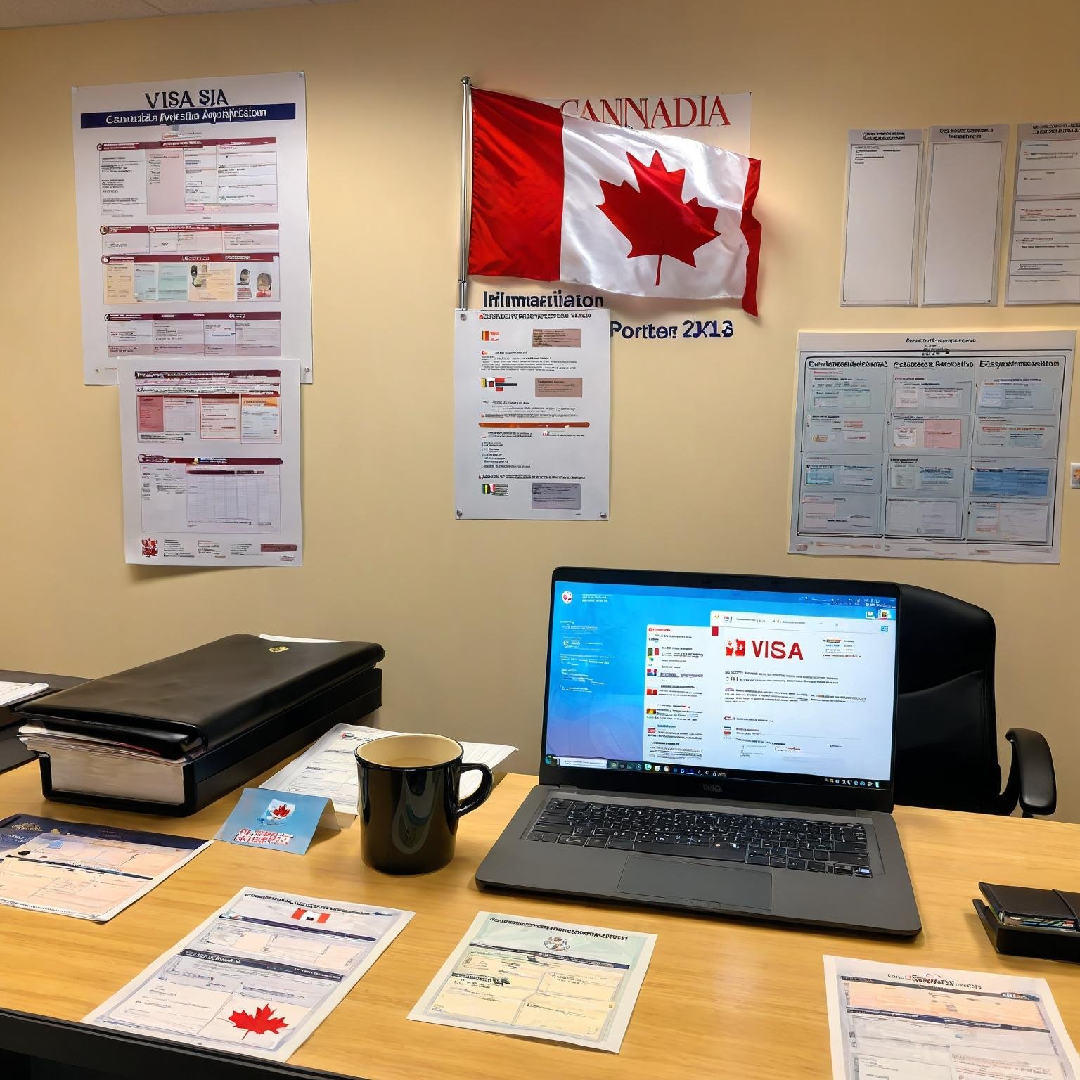 What are the requirements for a Canadian work visa?